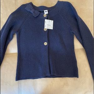 Girls button sweater 